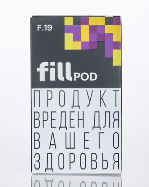 Заправленный картридж fill POD - Виноград Дыня ( F19 ) ( 1.8 мл. Крепость 17 ± 3 мг )