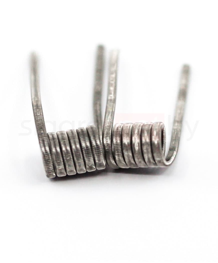 Спирали ( #144 ) Fused Clapton Плата D=3 mm 8 витков R ~ 0,27 Om (2*0,4 K.A1 + 0,1 Ni80) - 2 шт